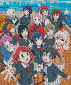 Anime Girls Love Live School Idol Diamond Painting