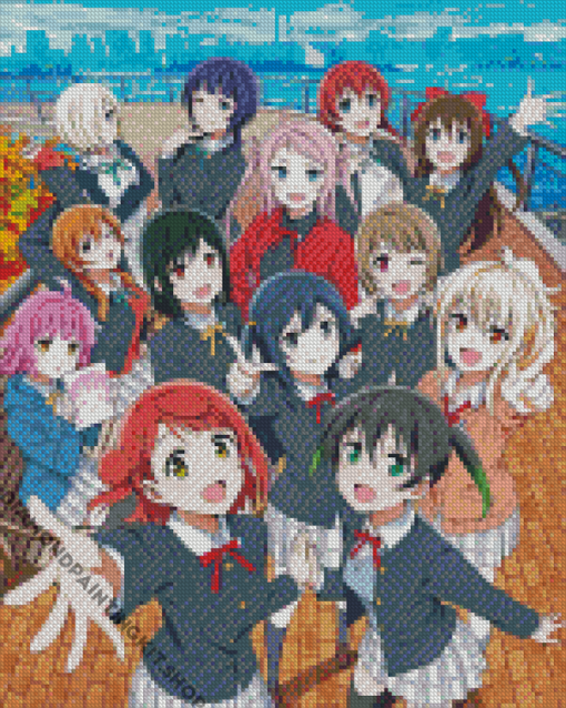 Anime Girls Love Live School Idol Diamond Painting