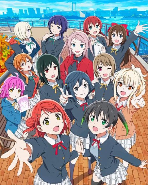 Anime Girls Love Live School Idol Diamond Painting