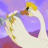 Anime Swan Bird Diamond Painting