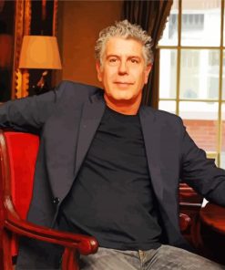 Anthony Bourdain Diamond Painting