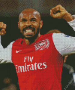 Arsenal Thierry Henry Diamond Painting