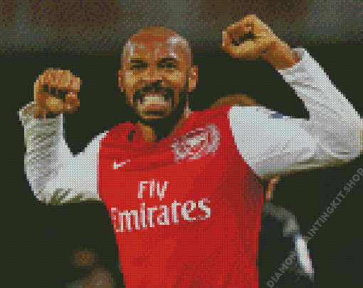 Arsenal Thierry Henry Diamond Painting