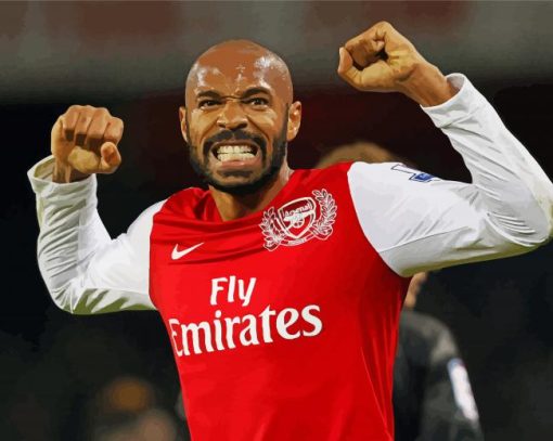 Arsenal Thierry Henry Diamond Painting