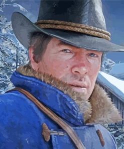 Arthur Morgan Game Character Diamond Painting