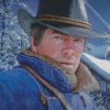 Arthur Morgan Game Character Diamond Painting