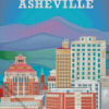 Asheville North Carolina Poster Diamond Painting