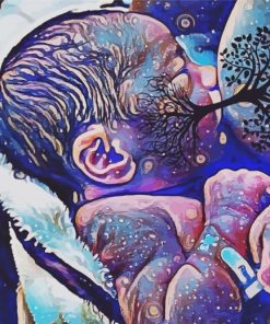 Baby Breastfeeding Diamond Painting