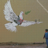 Banksy Art Dove Diamond Painting