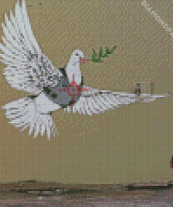 Banksy Art Dove Diamond Painting