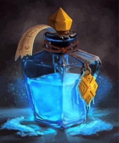 Blue Potion Diamond Painting