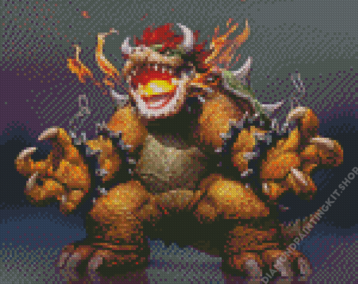 Bowser Diamond Painting