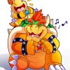 Bowser And Bowser Jr Diamond Painting