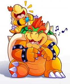 Bowser And Bowser Jr Diamond Painting