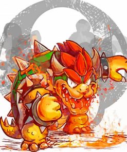 Bowser Art Diamond Painting