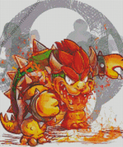 Bowser Art Diamond Painting