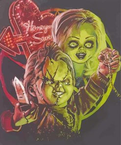 Bride Of Chucky Movie Diamond Painting