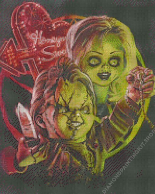 Bride Of Chucky Movie Diamond Painting