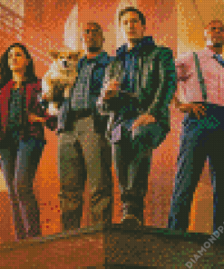 Brooklyn 99 Characters Diamond Painting