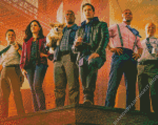 Brooklyn 99 Characters Diamond Painting