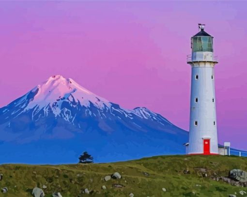 Cape Egmont Lighthouse Diamond Painting