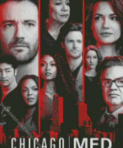 Chicago Med Drama Serie Diamond Painting