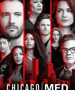 Chicago Med Drama Serie Diamond Painting