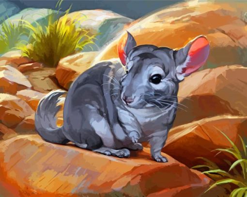 Chinchilla Animal Art Diamond Painting