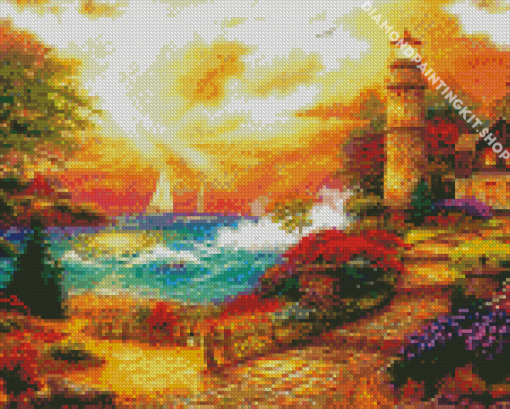 Chuck Pinson Lighthouse Diamond Painting