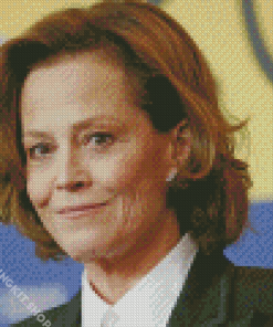 Classy Sigourney Weaver Diamond Painting