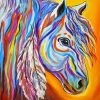 Colorful Native Horse Diamond Painting