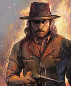 Cullen Bohannon Hell On Wheels Diamond Painting