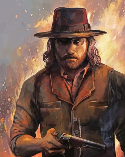 Cullen Bohannon Hell On Wheels Diamond Painting