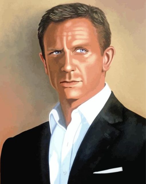 Daniel Craig Art Diamond Painting