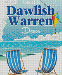 Dawlish Warren Poster Diamond Painting