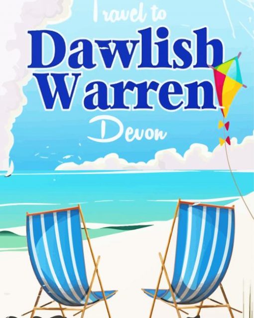 Dawlish Warren Poster Diamond Painting