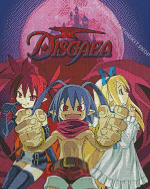 Disgaea Anime Poster Diamond Painting