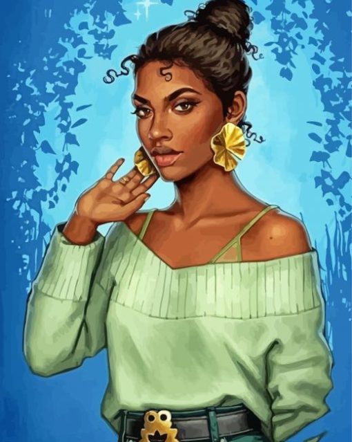 Disney Modern Princess Tiana Diamond Painting