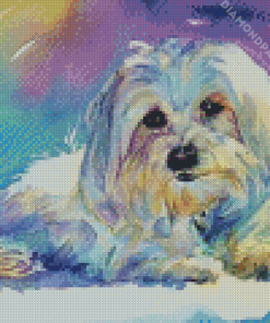 Dog Splatter Diamond Painting