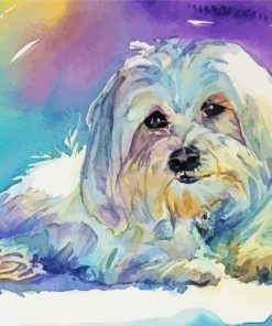 Dog Splatter Diamond Painting