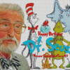 Dr Seuss Author Diamond Painting