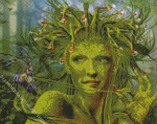 Dryad And Little Fairy Diamond Painting