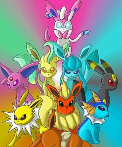 Eeveelution Pokemon Go Diamond Painting