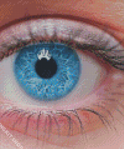 Eye Blue Diamond Painting