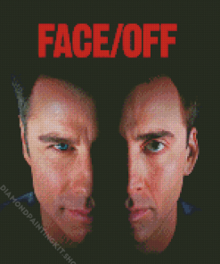 Face Off Movie Poster Diamond Painting