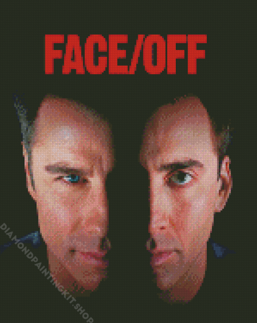 Face Off Movie Poster Diamond Painting