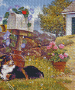 Farm Dog By John Sloane Diamond Painting