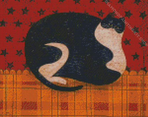 Fat Cat Warren Kimble Diamond Painting