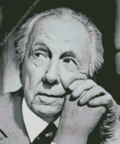 Frank Lloyd Wright Portrait Diamond Painting