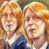 Fred And George Weasley Twins Art Diamond Painting